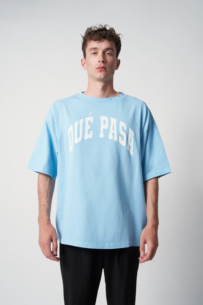 T-Shirt Classic Blau - Qué Pasa Clothing - 1